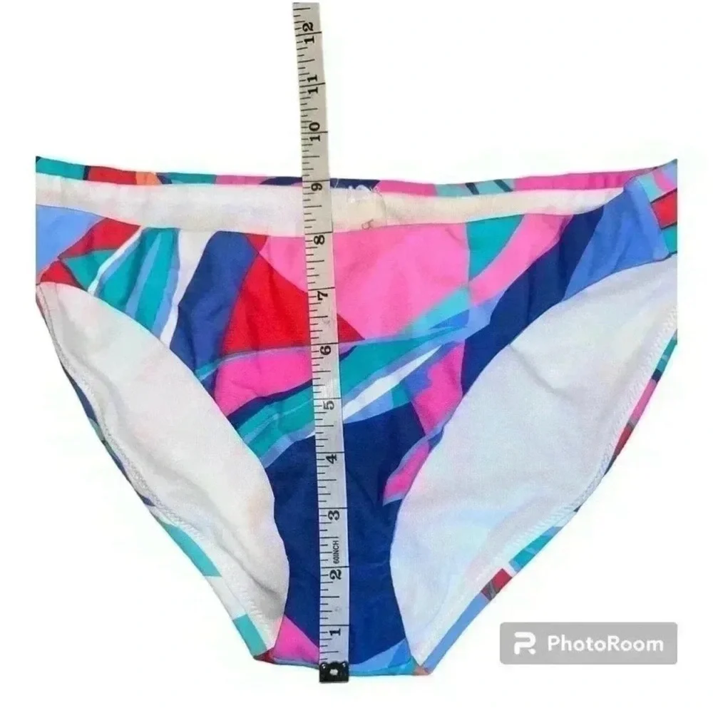 Raisins Bright Idea Love Abstract Print Bikini Set, M (top)/L (bottom) - Picture 13 of 13